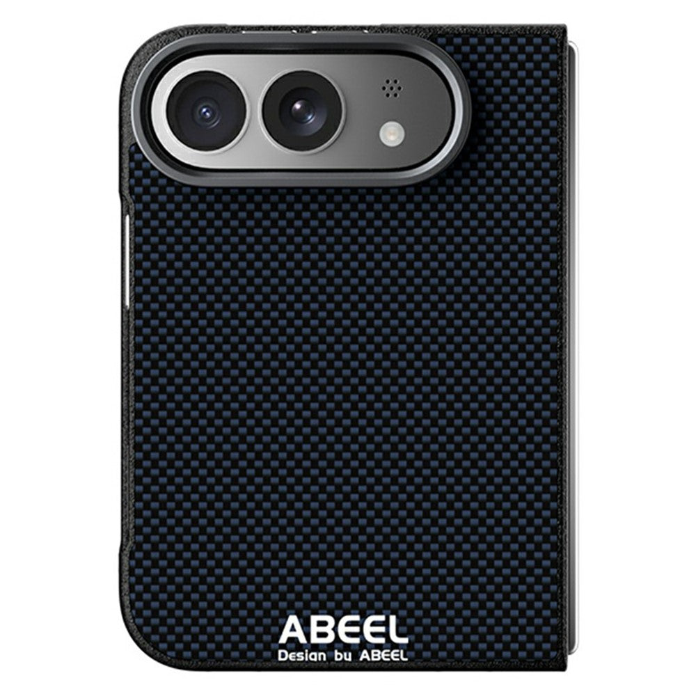 ABEEL For iPhone Duo Magnetic Case Printed PC-TPU Aluminum Alloy Leather Phone Cover - Image 3