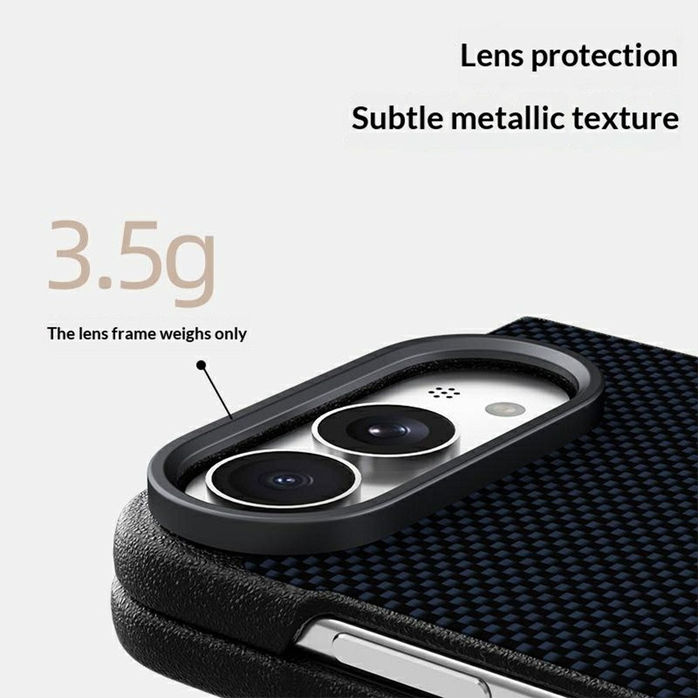 ABEEL For iPhone Duo Magnetic Case Printed PC-TPU Aluminum Alloy Leather Phone Cover - Image 6