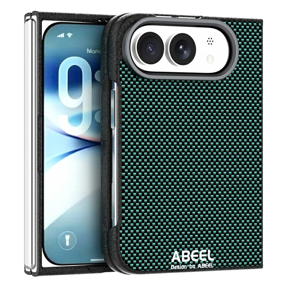 ABEEL For iPhone Duo Magnetic Case Printed PC-TPU Aluminum Alloy Leather Phone Cover - Image 11