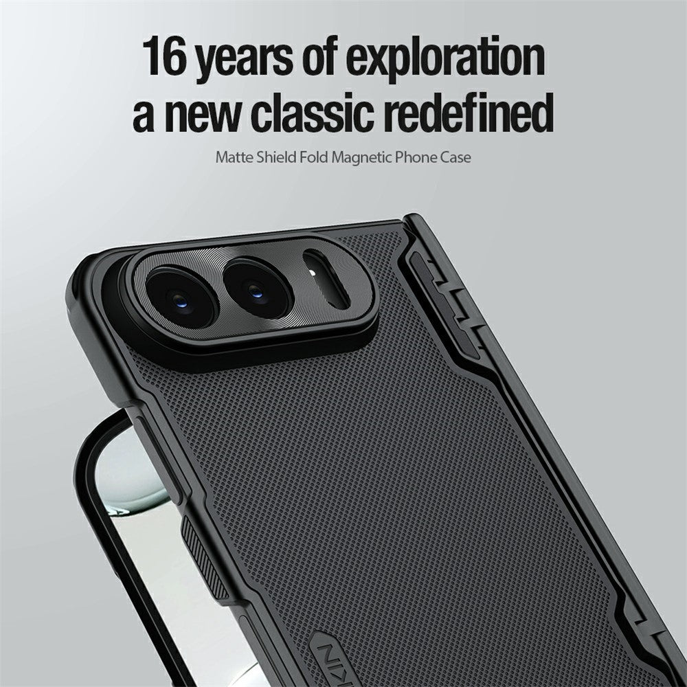 NILLKIN Super Frosted Shield Fold For iPhone Duo Magnetic Case PC Matte Phone Cover - Image 5