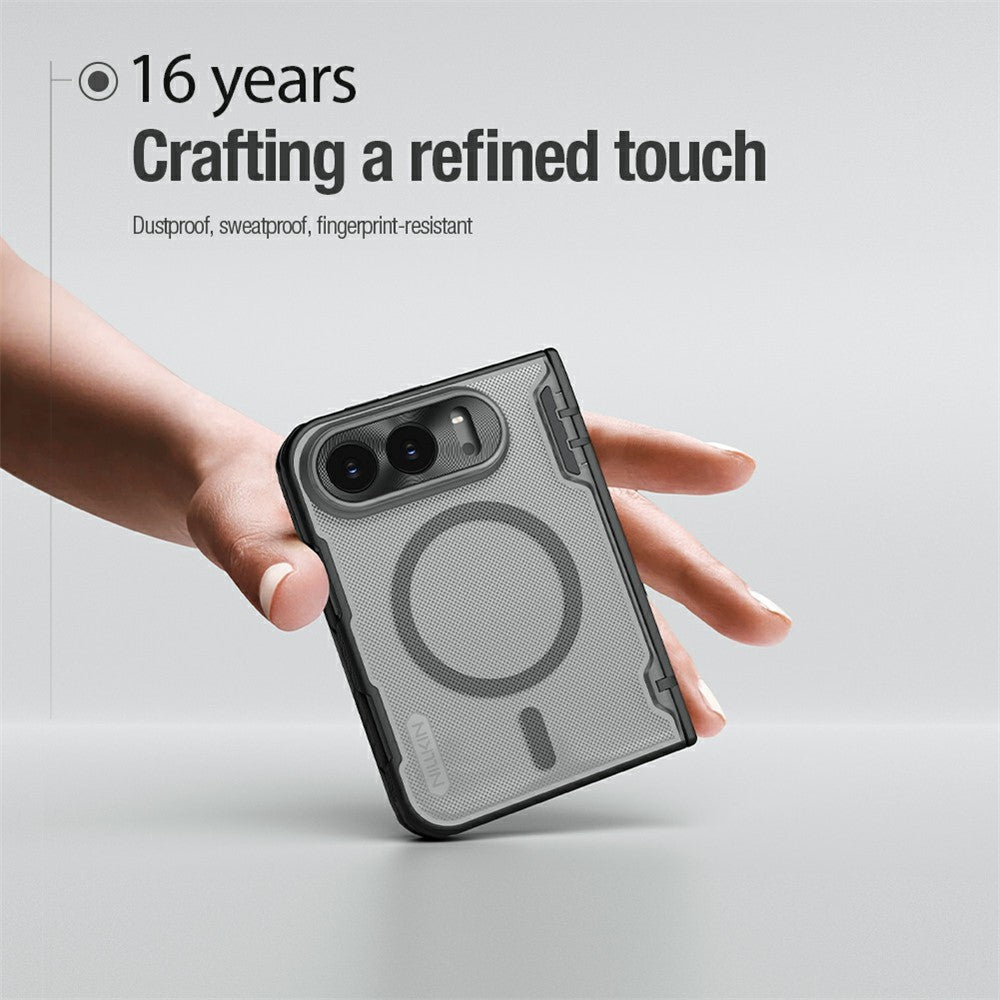 NILLKIN Super Frosted Shield Fold For iPhone Duo Magnetic Case PC Matte Phone Cover - Image 7