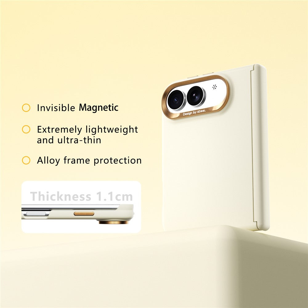 ABEEL For iPhone Duo Magnetic Case Liquid Silicone Skin Feel PC Phone Cover - Image 3