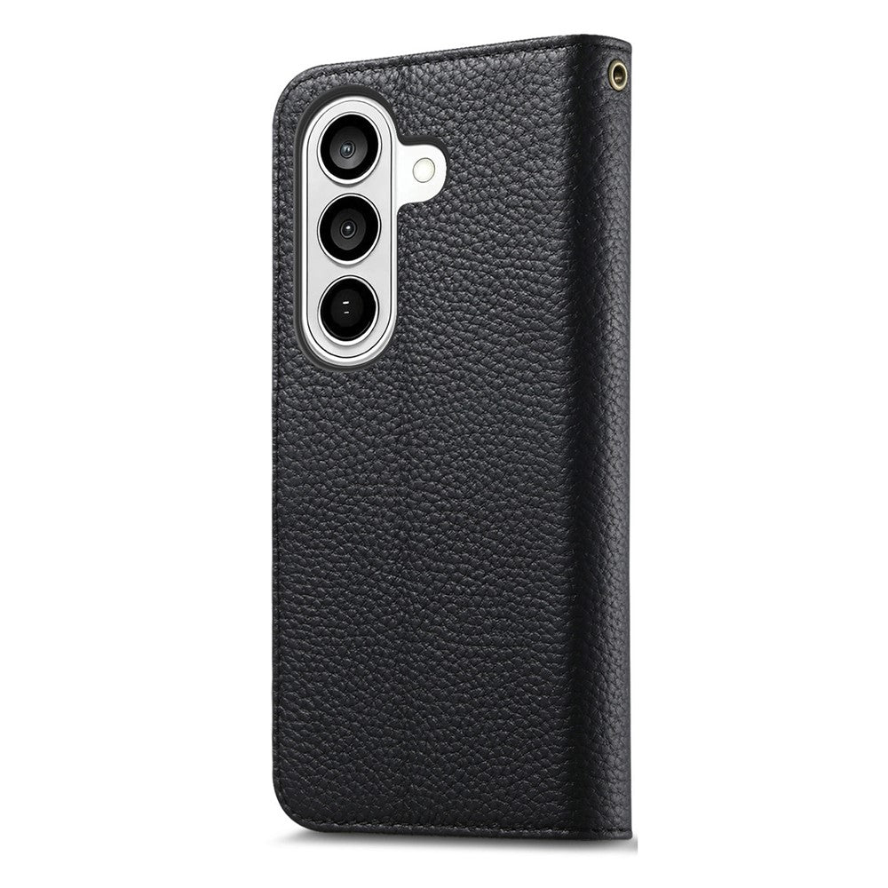 Split Leather Flip Cover For Samsung Galaxy A37 / A36 / A56 Case RFID Blocking Wallet with Magnetic Clasp - Image 8