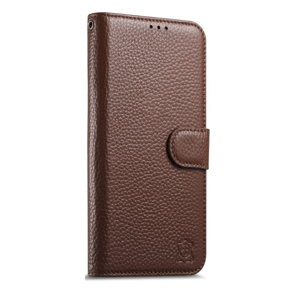 Split Leather Flip Cover For Google Pixel 11 Pro / Pixel 11 Case RFID Blocking Wallet with Magnetic Clasp - Image 14